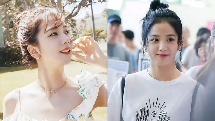 Các kiểu tóc nổi bật của Jisoo - tóc búi cao